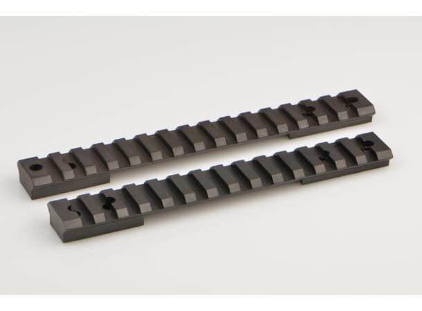 Warne Stål Base Tactical Sort/Matte Warne Tactical Skinne Weaver/Picatinny 